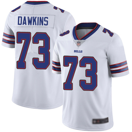 Men Buffalo Bills #73 Dion Dawkins White Vapor Untouchable Limited Player NFL Jersey